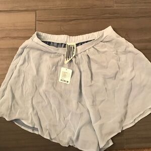 Blue flowy Free People shorts NWT